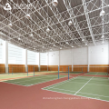 Fabricated and Install tennis basketball court roof truss steel structure building construction cost